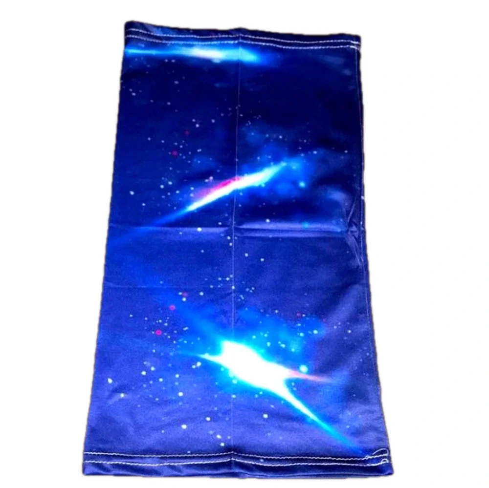 6/$20 New blue Celestial neck gaiter - long